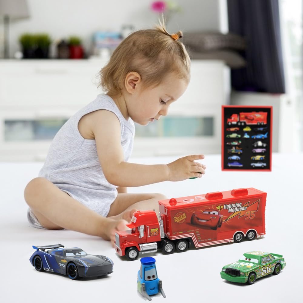 15 Pcs Car 2 3 Toys, Movie Diecast Car, Extremely Ritualistic Gift Sets for Children