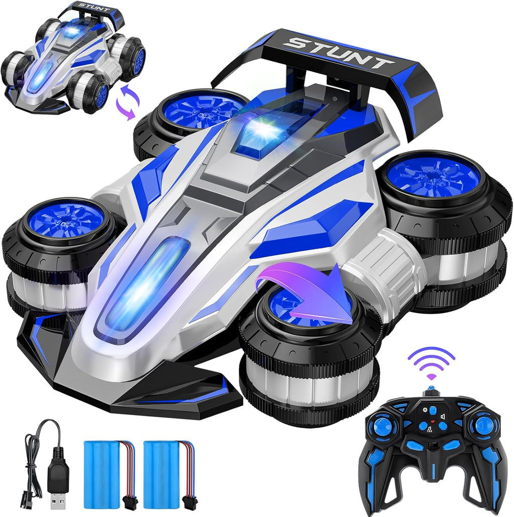 360-Degree Rotating Transforming RC Car, Birthday Gift for Boys and Girls Aged 6-16