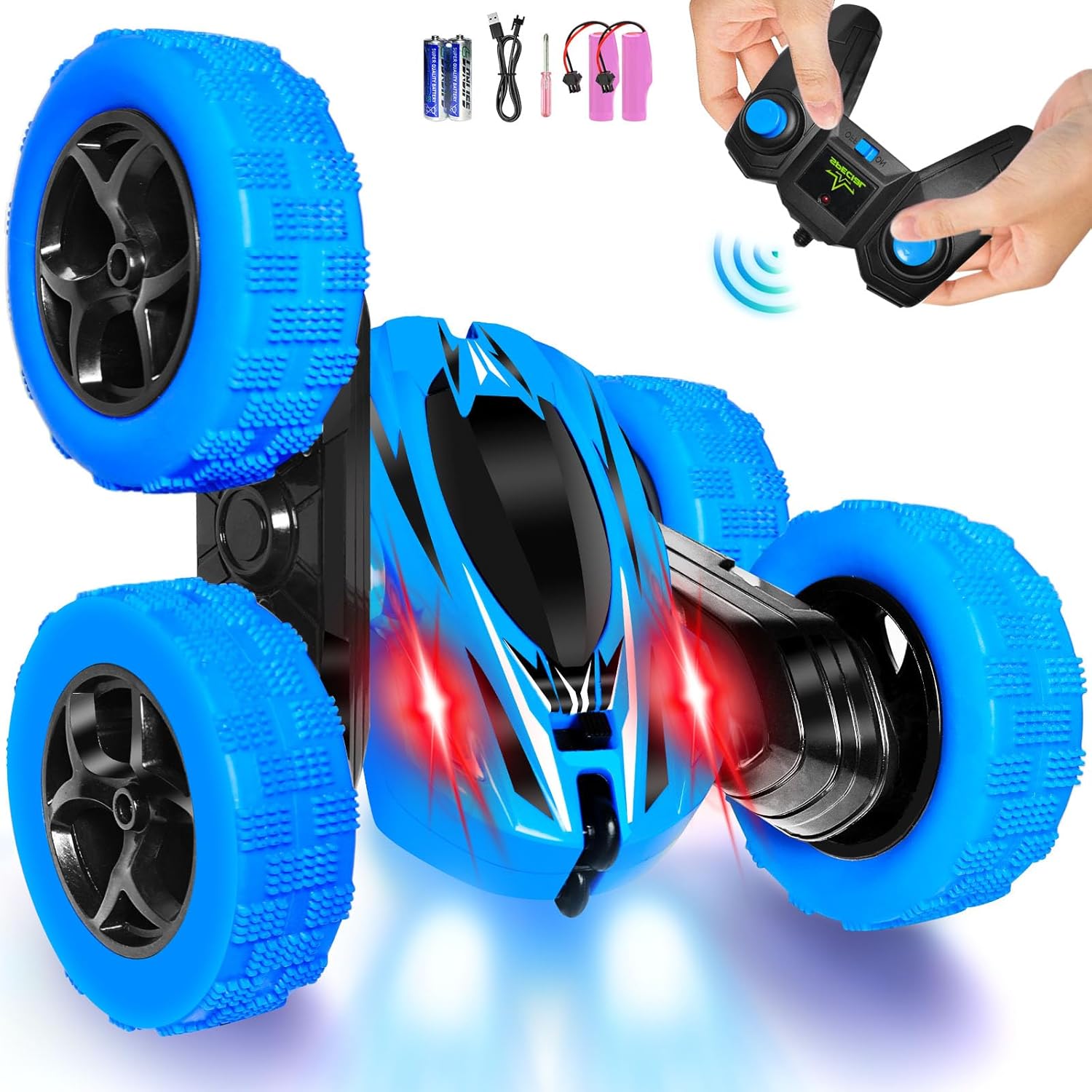 360 Flip Rc Cars 2.4Ghz Double-Sided Rotating Stunt Car 6 7 8 9 10 11 12 Year Old