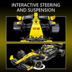 1:8 Scale Collectible Set for Adults, 1650+ PCS Display Model with Realistic Details – DIY Engineering Gift for F1 Fans