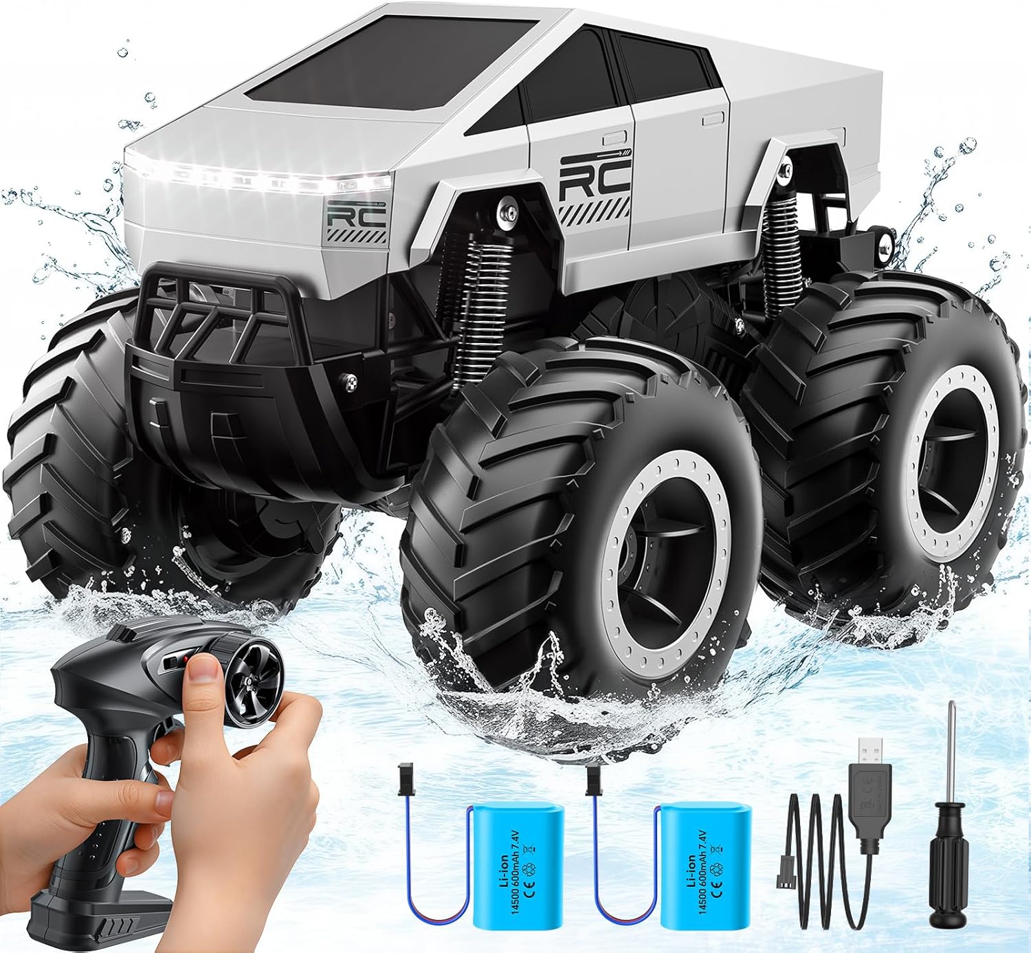 1:16 Scale Hobby Monster Truck Toys 2.4GHz Vehicles Kids Gifts for Boys/Girls Age 6 7 8 9 10-12+